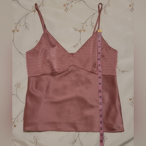 VINTAGE Y2K INC 100% Silk 2pc Set Paisley Midi Skirt & Cami Size 8 - Picture 6 of 13